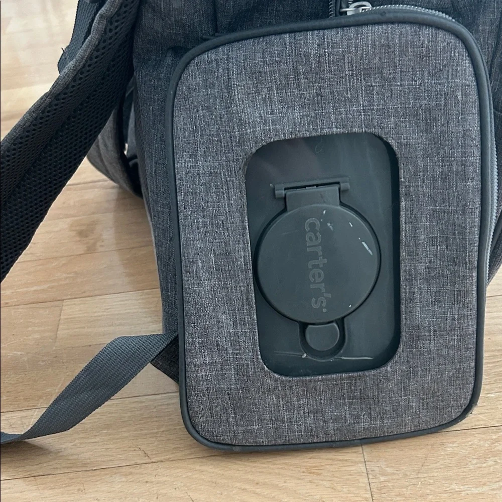 Carter's Dark Gray Baby Bag